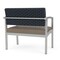 Lesro Lenox Steel Bariatric Chair Metal Frame, Silver, RS Night Sky Back, MD Farro Seat LS1401 - alternate 3